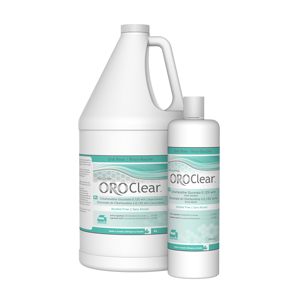 ORO Clear, 0.12% Chlorhexidine Gluconate Alcohol Free Oral Rinse, Set